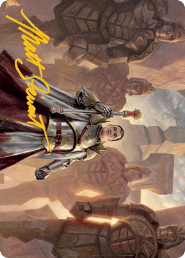 General Ferrous Rokiric Art Card (Gold-Stamped Signature) [Modern Horizons 2 Art Series] | Game Master's Emporium (The New GME)