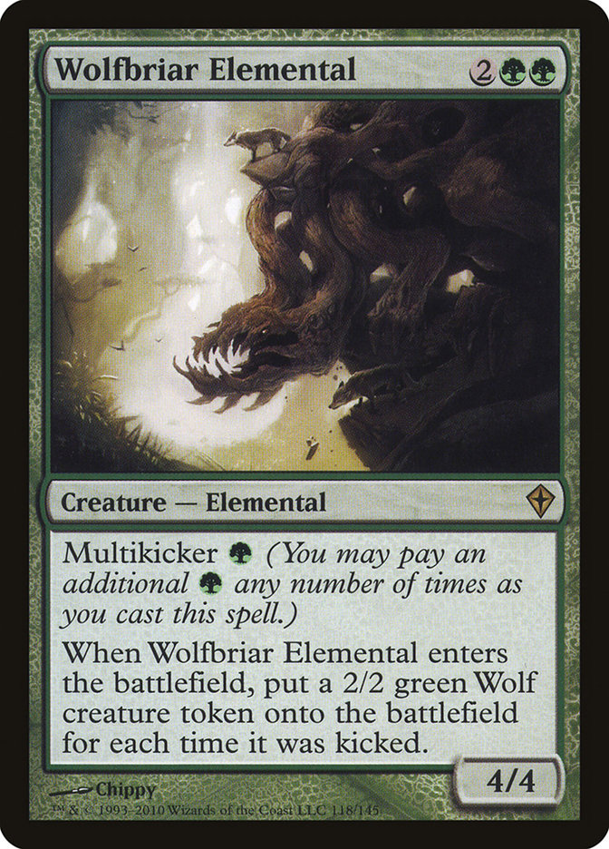 Wolfbriar Elemental [Worldwake] | Game Master's Emporium (The New GME)