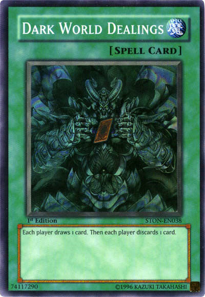 Dark World Dealings [STON-EN038] Super Rare | Game Master's Emporium (The New GME)