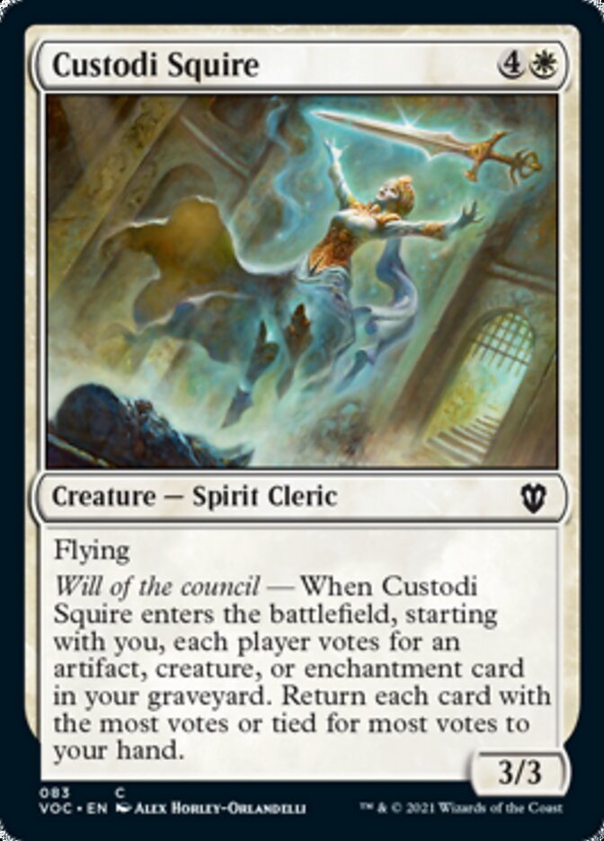 Custodi Squire [Innistrad: Crimson Vow Commander] | Game Master's Emporium (The New GME)