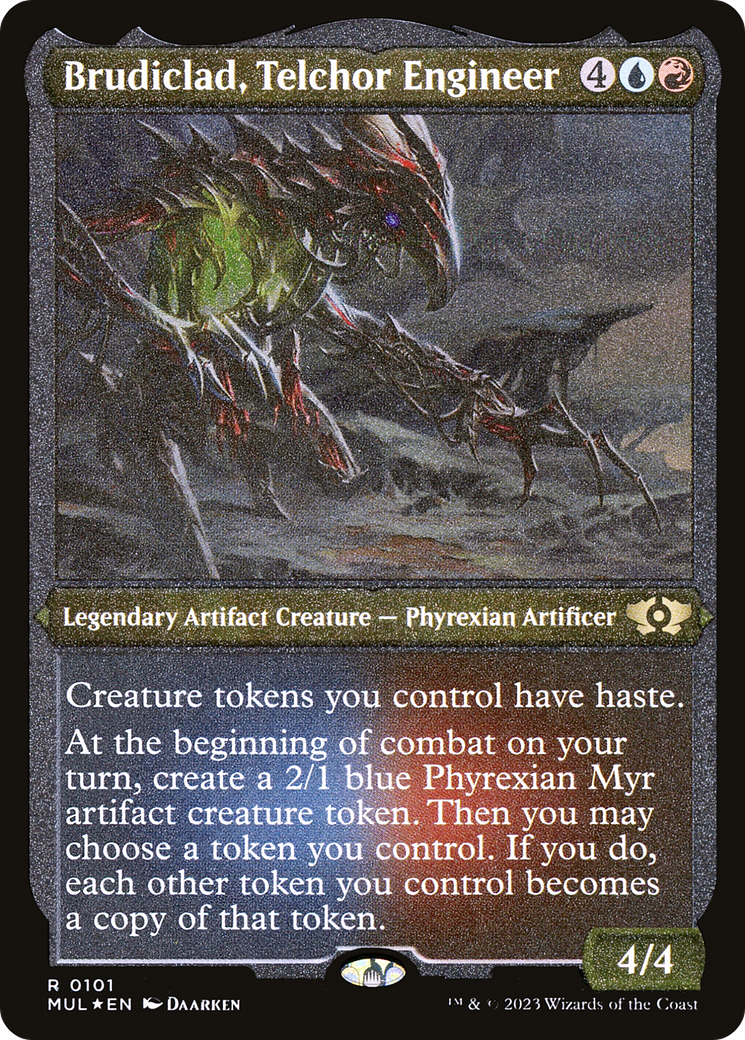Brudiclad, Telchor Engineer (Foil Etched) [Multiverse Legends] | Game Master's Emporium (The New GME)