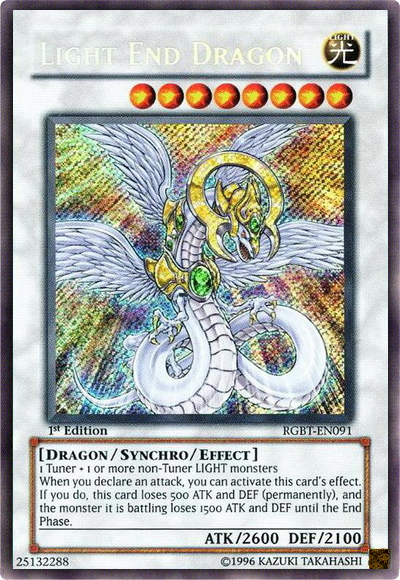 Light End Dragon [RGBT-EN091] Secret Rare | Game Master's Emporium (The New GME)