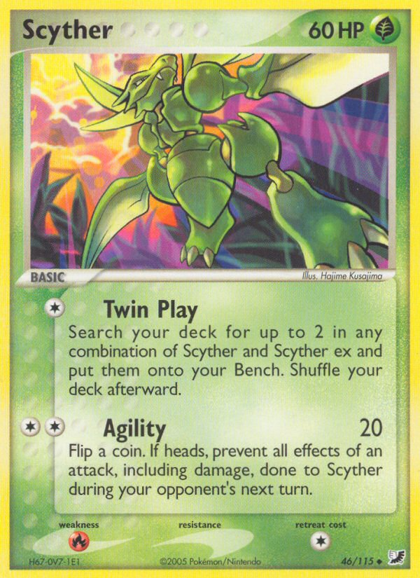 Scyther (46/115) [EX: Unseen Forces] | Game Master's Emporium (The New GME)