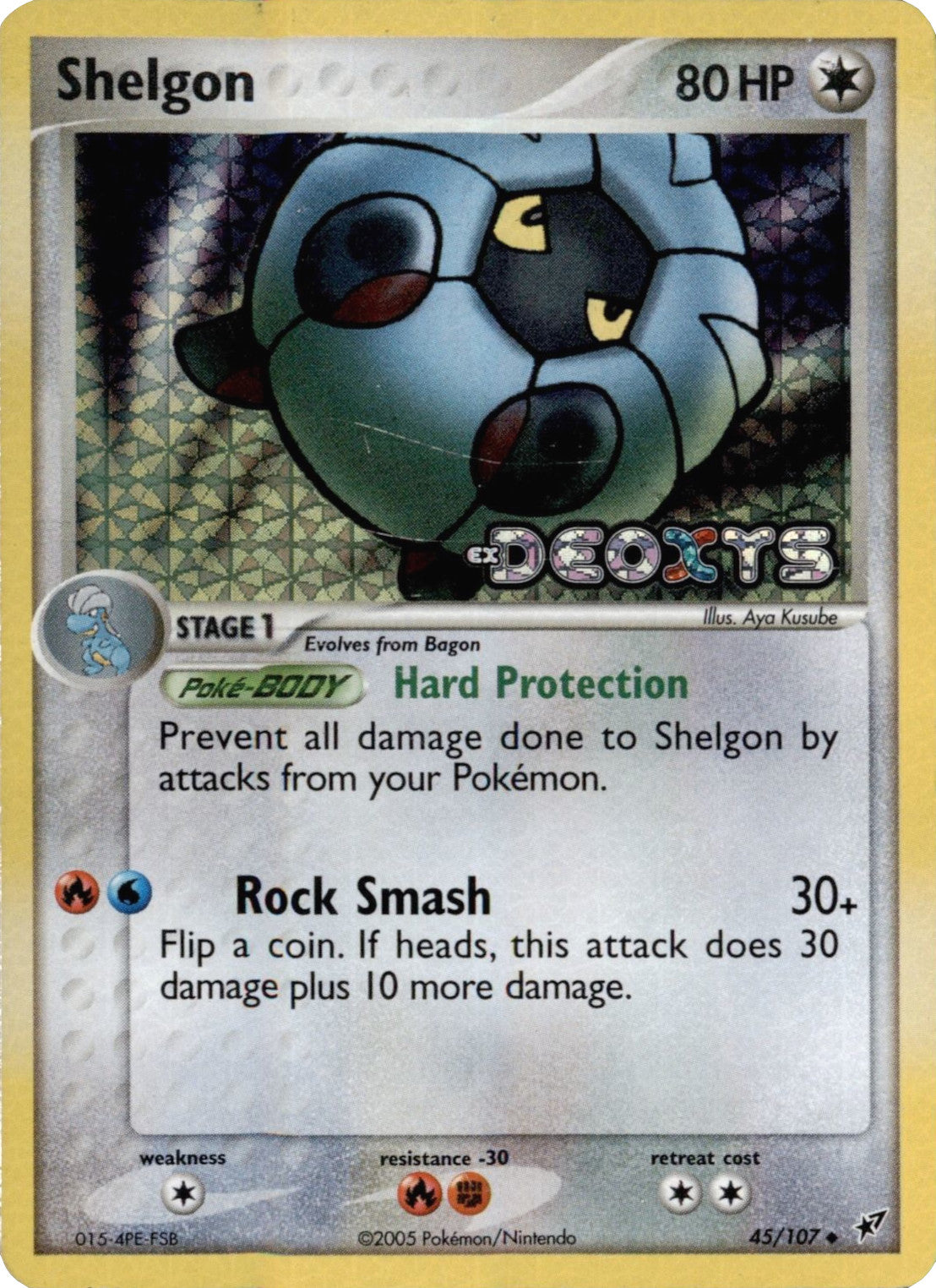 Shelgon (45/107) (Stamped) [EX: Deoxys] | Game Master's Emporium (The New GME)