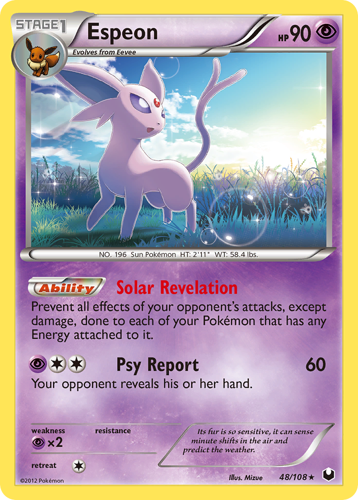 Espeon (48/108) [Black & White: Dark Explorers] | Game Master's Emporium (The New GME)