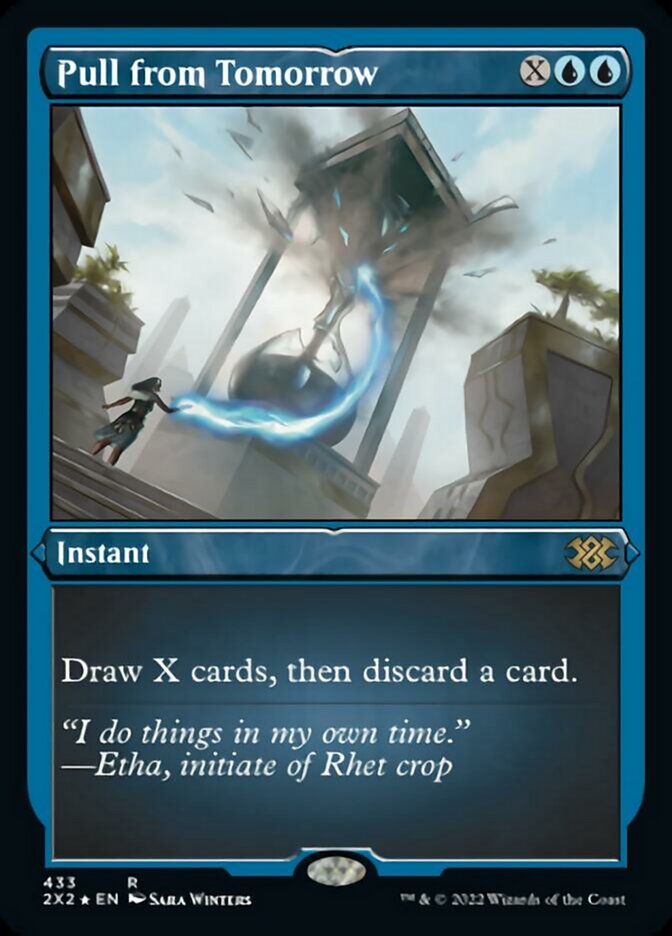 Pull from Tomorrow (Foil Etched) [Double Masters 2022] | Game Master's Emporium (The New GME)