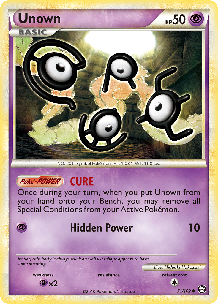 Unown (51/102) [HeartGold & SoulSilver: Triumphant] | Game Master's Emporium (The New GME)