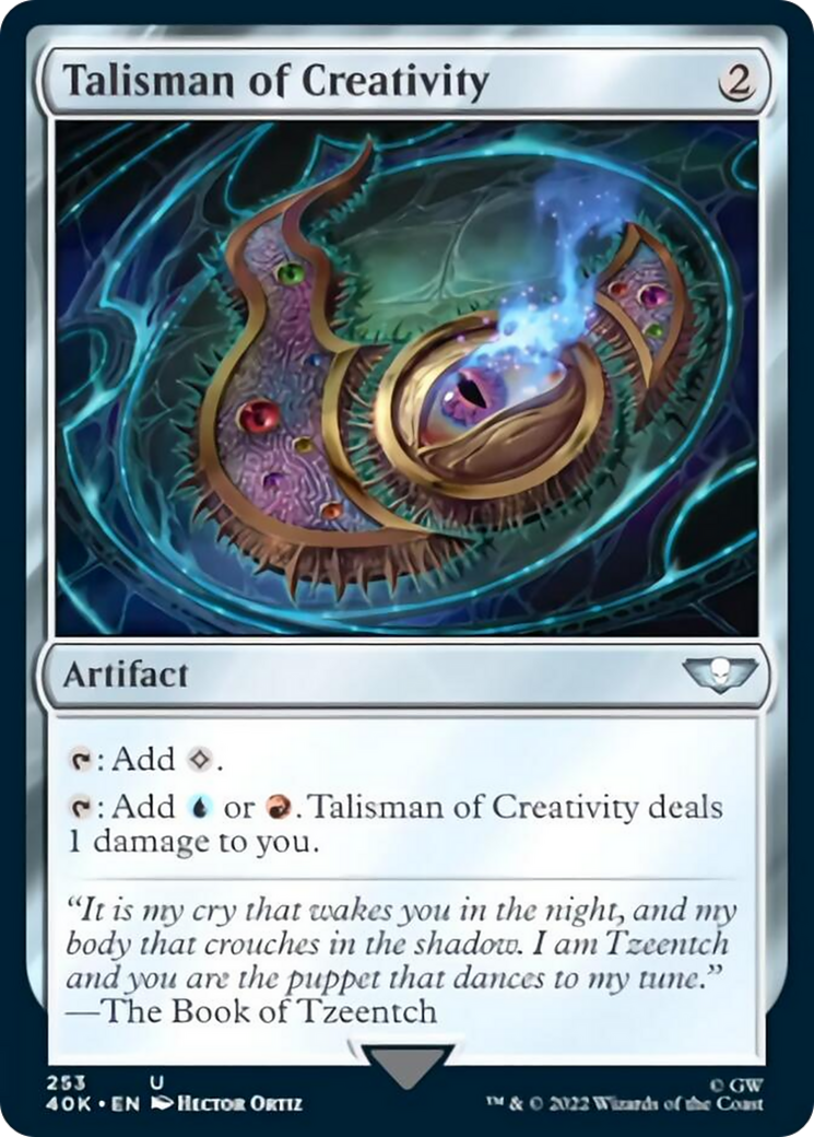 Talisman of Creativity (Surge Foil) [Warhammer 40,000] | Game Master's Emporium (The New GME)