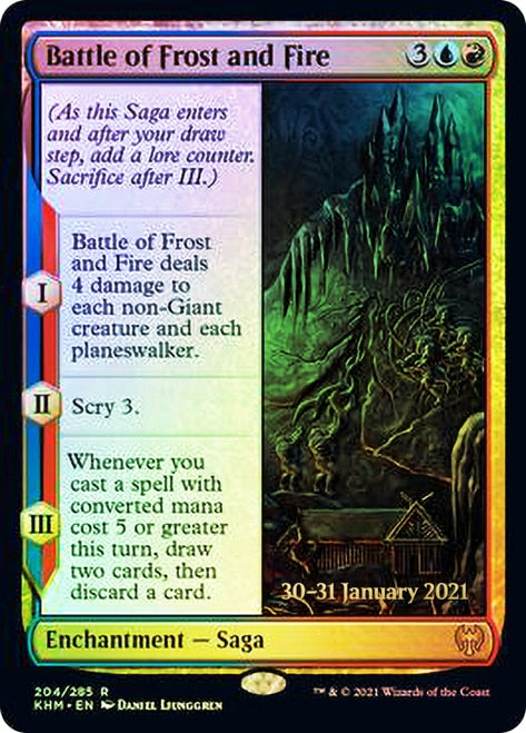 Battle of Frost and Fire [Kaldheim Prerelease Promos] | Game Master's Emporium (The New GME)