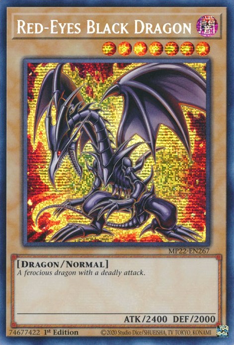 Red-Eyes Black Dragon [MP22-EN267] Prismatic Secret Rare | Game Master's Emporium (The New GME)
