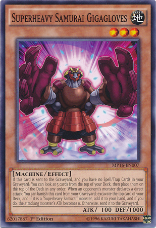 Superheavy Samurai Gigagloves [MP16-EN007] Common | Game Master's Emporium (The New GME)