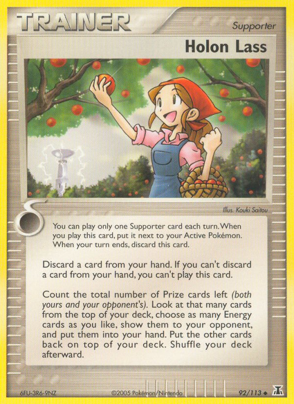 Holon Lass (92/113) [EX: Delta Species] | Game Master's Emporium (The New GME)