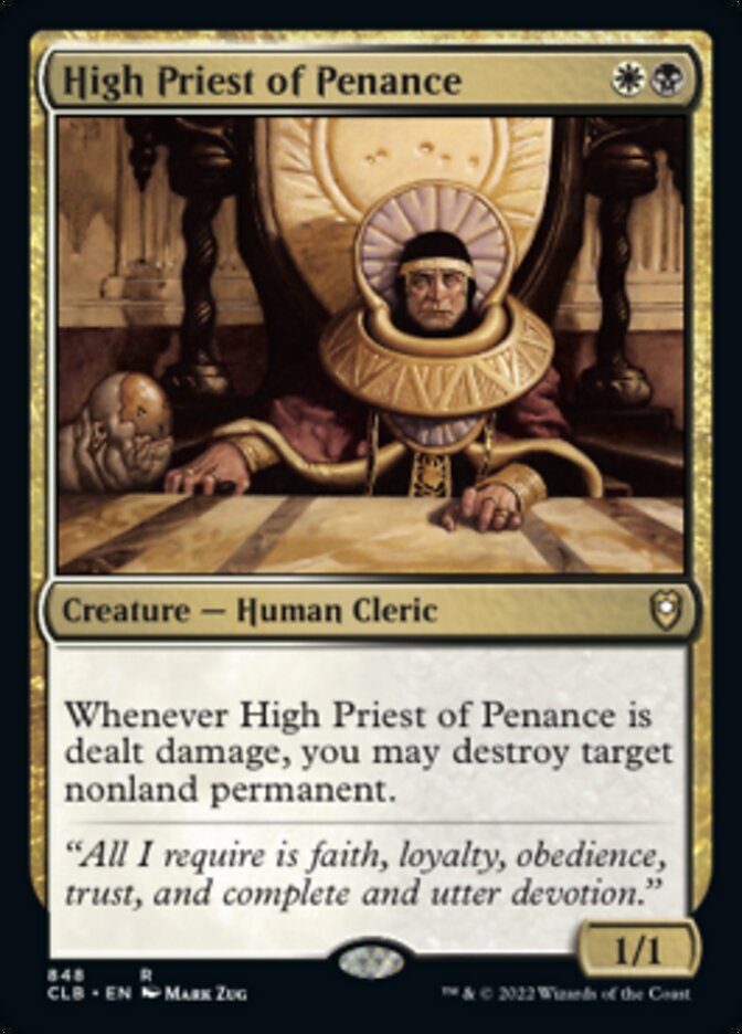 High Priest of Penance [Commander Legends: Battle for Baldur's Gate] | Game Master's Emporium (The New GME)