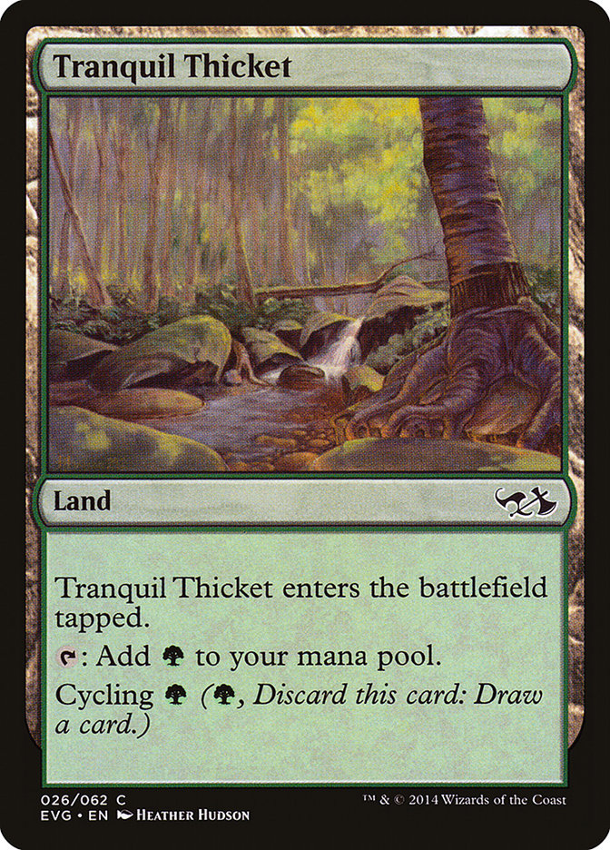 Tranquil Thicket (Elves vs. Goblins) [Duel Decks Anthology] | Game Master's Emporium (The New GME)