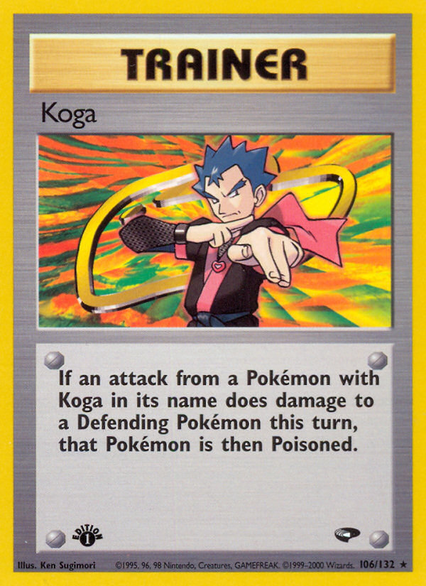 Koga (106/132) [Gym Challenge 1st Edition] | Game Master's Emporium (The New GME)