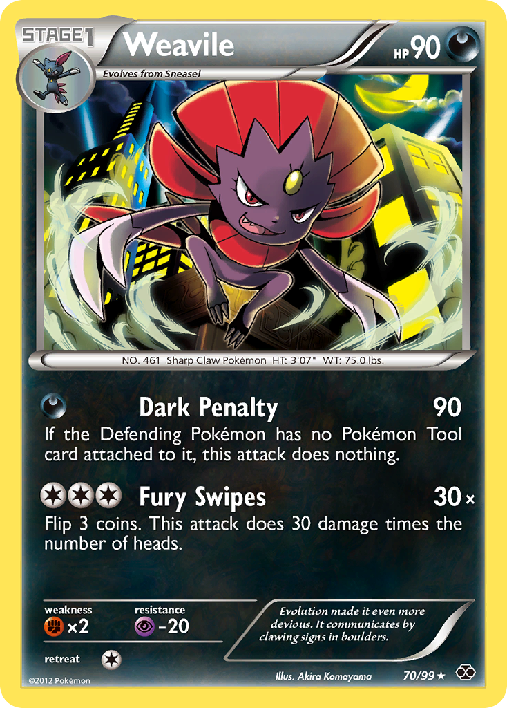 Weavile (70/99) [Black & White: Next Destinies] | Game Master's Emporium (The New GME)