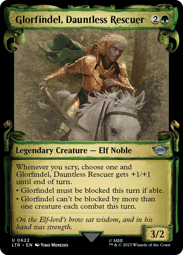 Glorfindel, Dauntless Rescuer [The Lord of the Rings: Tales of Middle-Earth Showcase Scrolls] | Game Master's Emporium (The New GME)