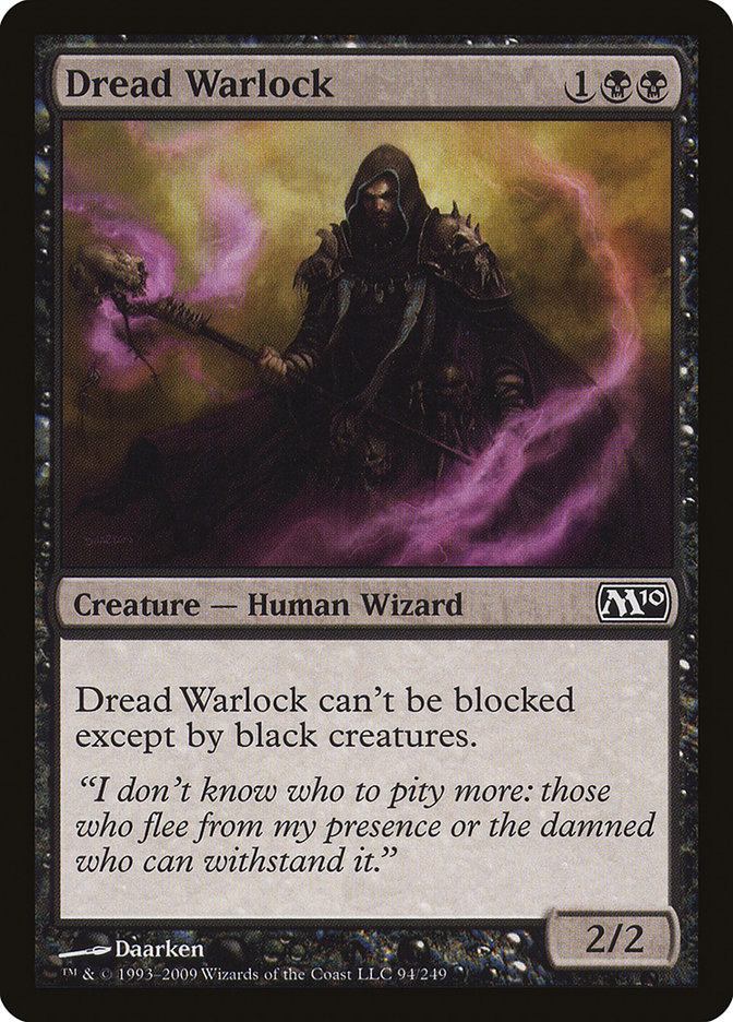 Dread Warlock [Magic 2010] | Game Master's Emporium (The New GME)
