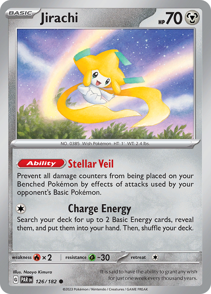 Jirachi (126/182) [Scarlet & Violet: Paradox Rift] | Game Master's Emporium (The New GME)