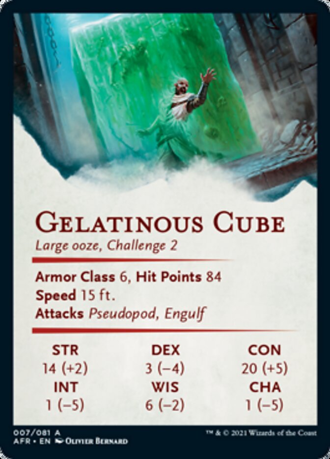 Gelatinous Cube Art Card [Dungeons & Dragons: Adventures in the Forgotten Realms Art Series] | Game Master's Emporium (The New GME)