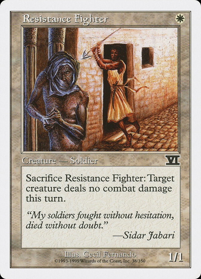 Resistance Fighter [Classic Sixth Edition] | Game Master's Emporium (The New GME)