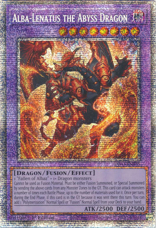 Alba-Lenatus the Abyss Dragon [DIFO-EN035] Starlight Rare | Game Master's Emporium (The New GME)