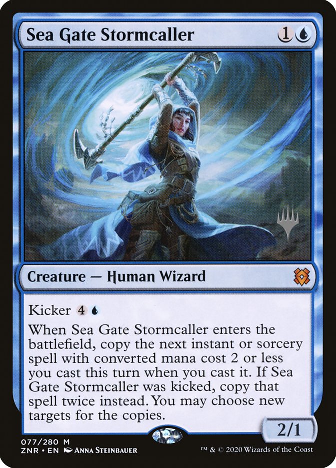 Sea Gate Stormcaller (Promo Pack) [Zendikar Rising Promos] | Game Master's Emporium (The New GME)