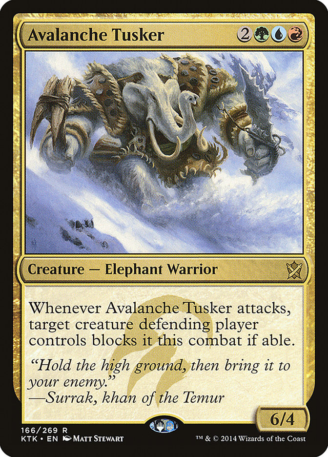 Avalanche Tusker [Khans of Tarkir] | Game Master's Emporium (The New GME)