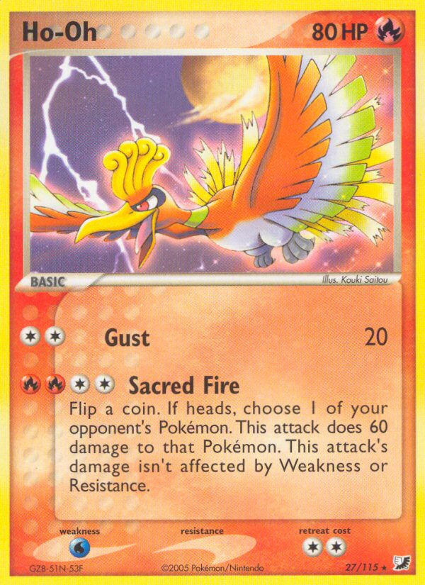 Ho-Oh (27/115) [EX: Unseen Forces] | Game Master's Emporium (The New GME)