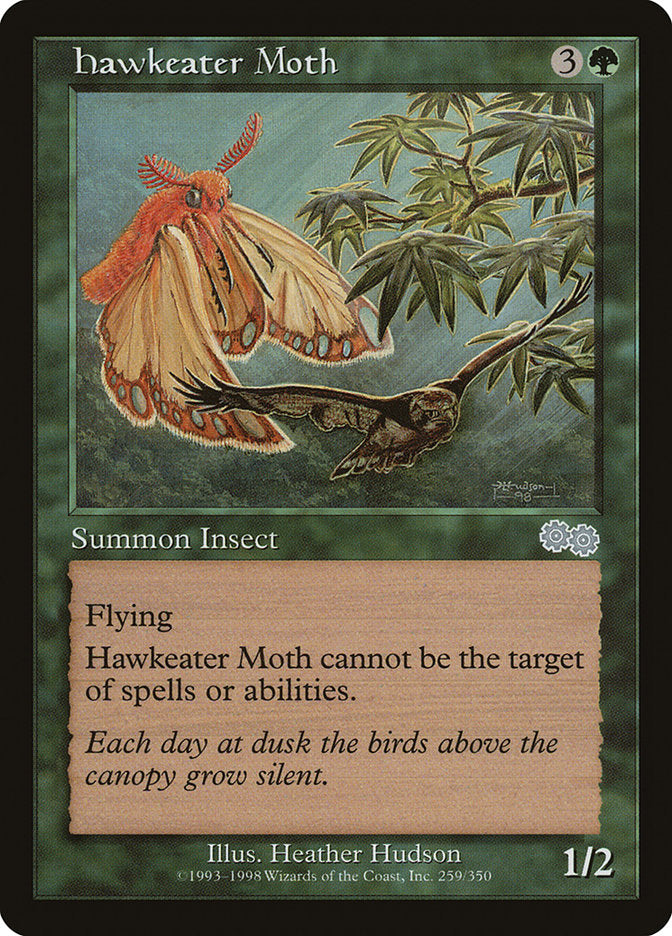 Hawkeater Moth [Urza's Saga] | Game Master's Emporium (The New GME)