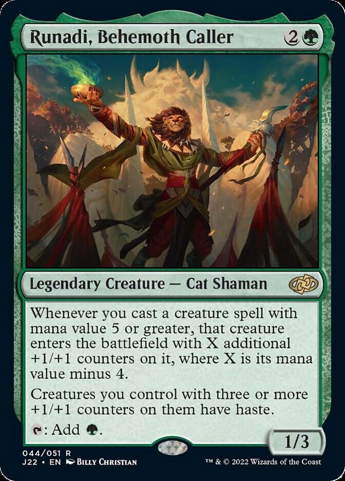 Runadi, Behemoth Caller [Jumpstart 2022] | Game Master's Emporium (The New GME)