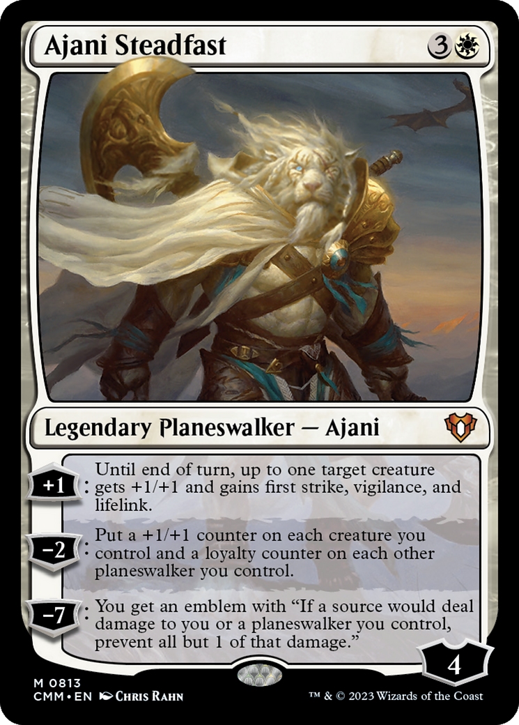 Ajani Steadfast [Commander Masters] | Game Master's Emporium (The New GME)
