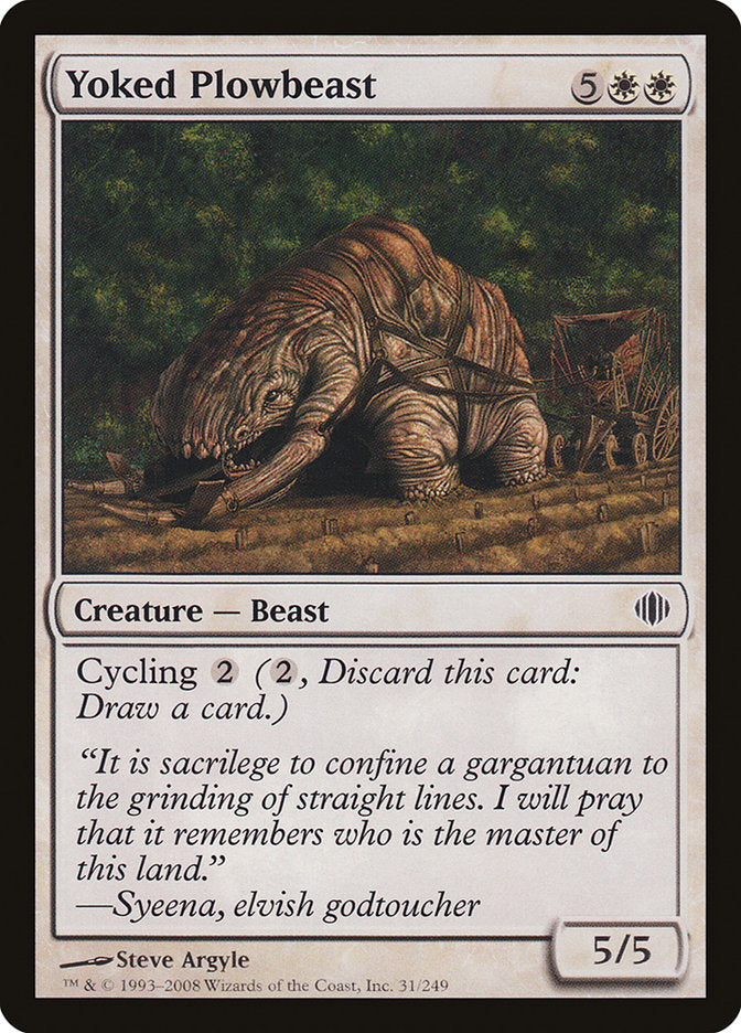 Yoked Plowbeast [Shards of Alara] | Game Master's Emporium (The New GME)