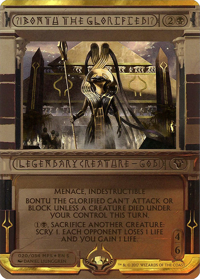 Bontu the Glorified (Invocation) [Amonkhet Invocations] | Game Master's Emporium (The New GME)