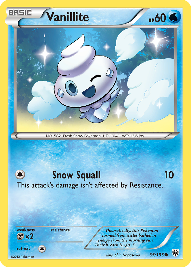 Vanillite (35/135) [Black & White: Plasma Storm] | Game Master's Emporium (The New GME)