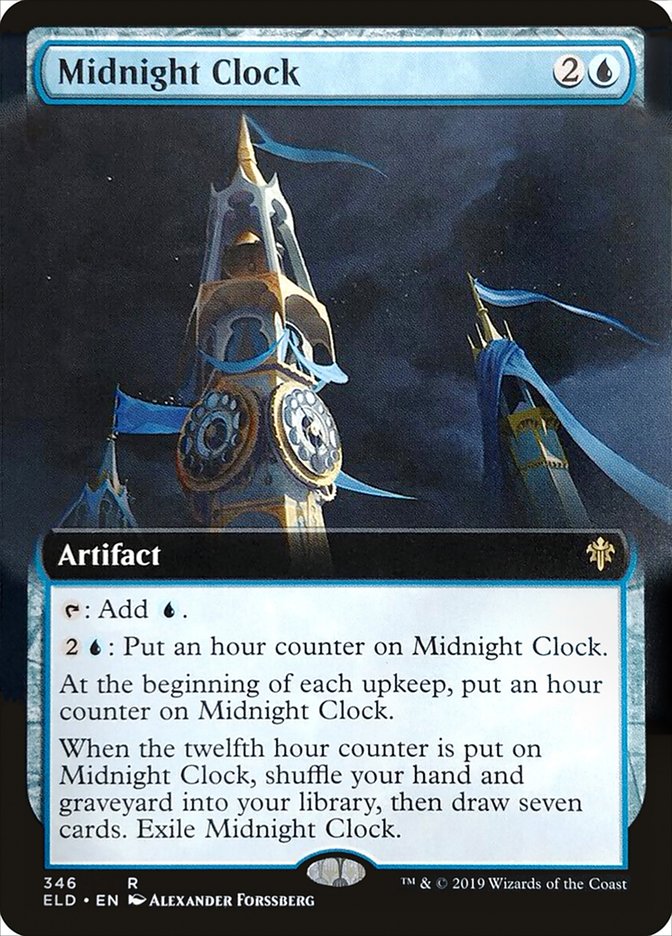 Midnight Clock (Extended Art) [Throne of Eldraine] | Game Master's Emporium (The New GME)