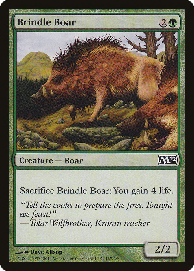 Brindle Boar [Magic 2012] | Game Master's Emporium (The New GME)