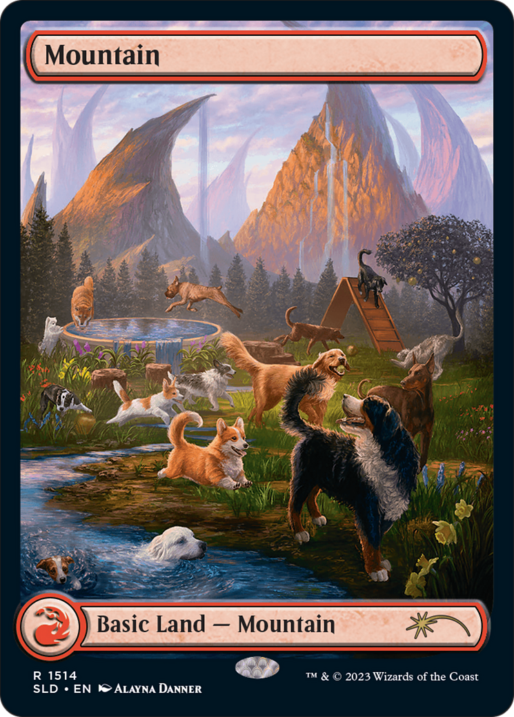 Mountain (1514) [Secret Lair Commander Deck: Raining Cats and Dogs] | Game Master's Emporium (The New GME)