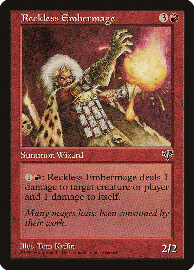 Reckless Embermage [Mirage] | Game Master's Emporium (The New GME)