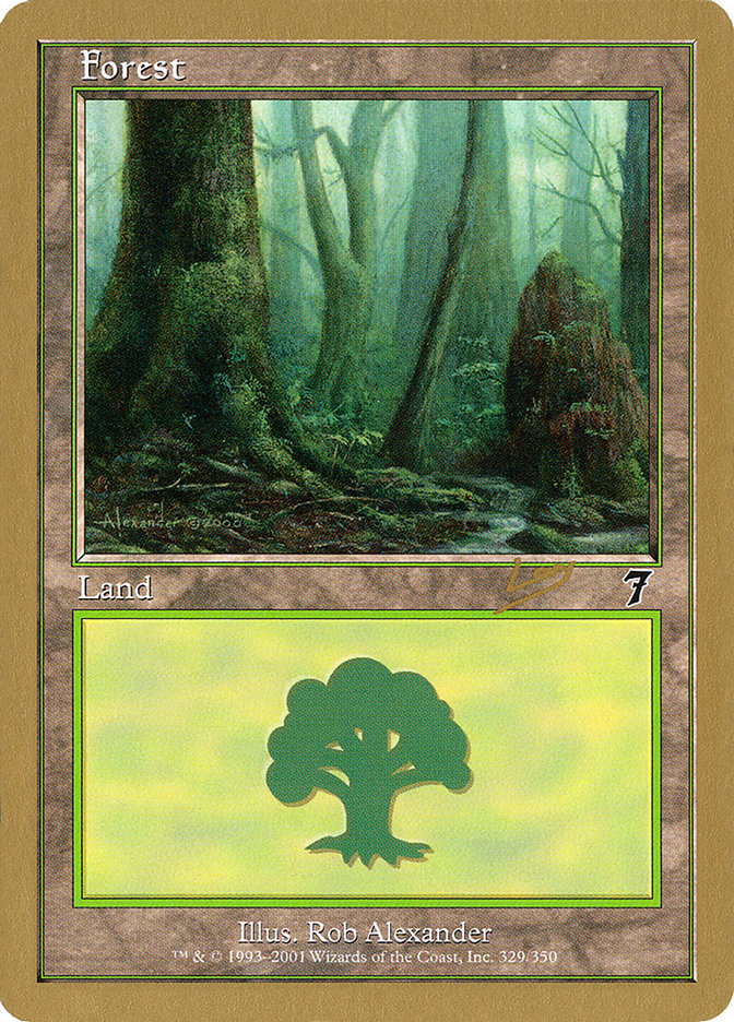 Forest (rl329) (Raphael Levy) [World Championship Decks 2002] | Game Master's Emporium (The New GME)