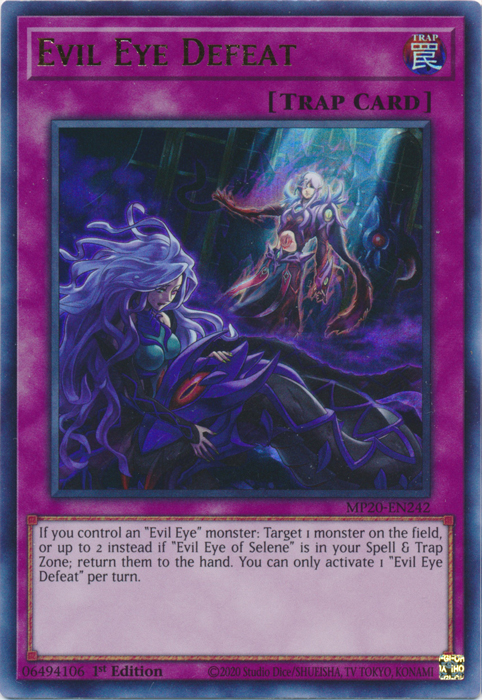 Evil Eye Defeat [MP20-EN242] Ultra Rare | Game Master's Emporium (The New GME)