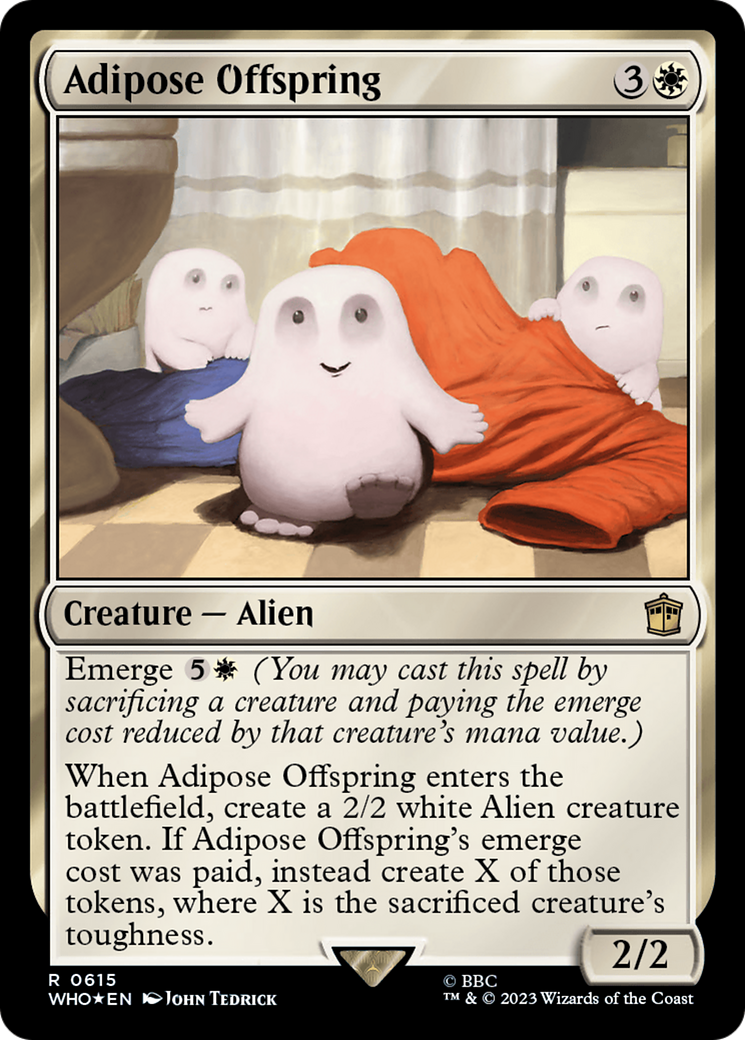 Adipose Offspring (Surge Foil) [Doctor Who] | Game Master's Emporium (The New GME)