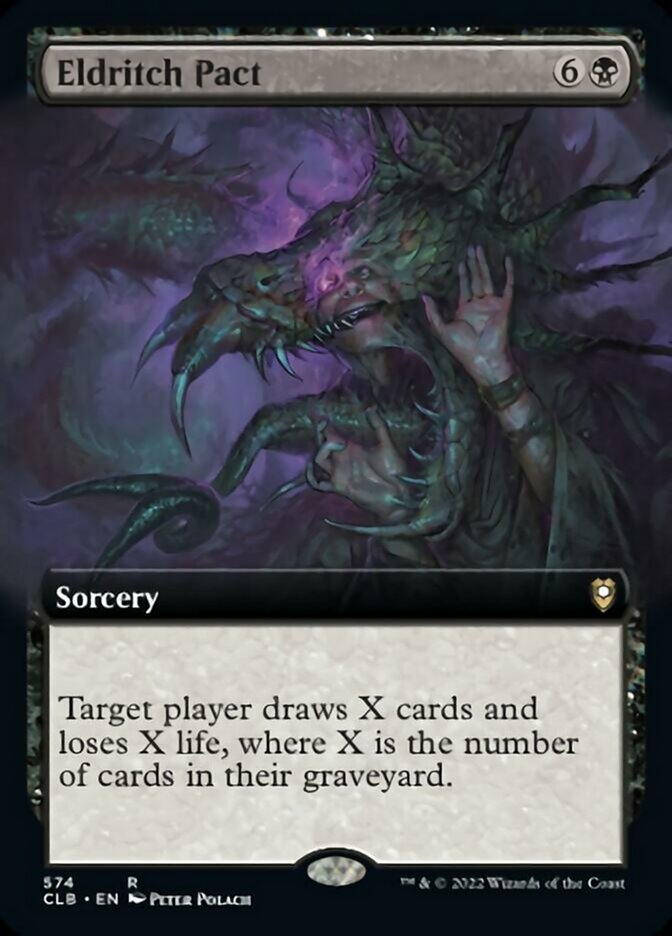 Eldritch Pact (Extended Art) [Commander Legends: Battle for Baldur's Gate] | Game Master's Emporium (The New GME)