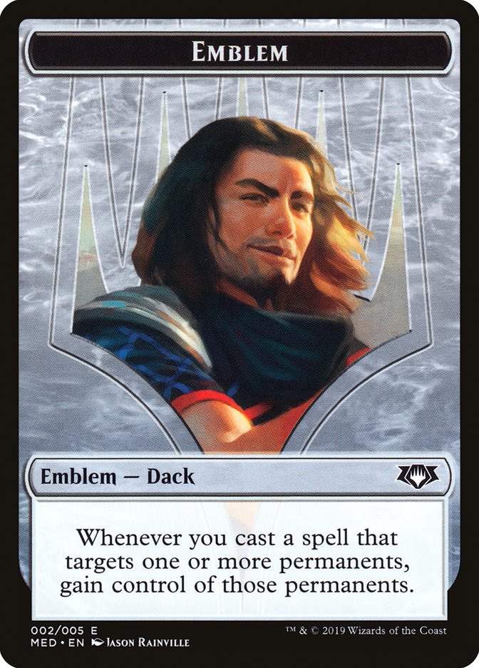 Dack Fayden Emblem [Mythic Edition Tokens] | Game Master's Emporium (The New GME)