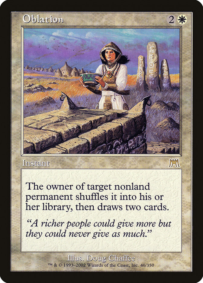 Oblation [Onslaught] | Game Master's Emporium (The New GME)