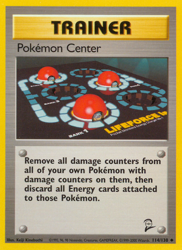 Pokemon Center (114/130) [Base Set 2] | Game Master's Emporium (The New GME)