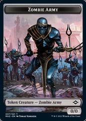 Treasure (21) // Zombie Army Double-Sided Token [Modern Horizons 2 Tokens] | Game Master's Emporium (The New GME)