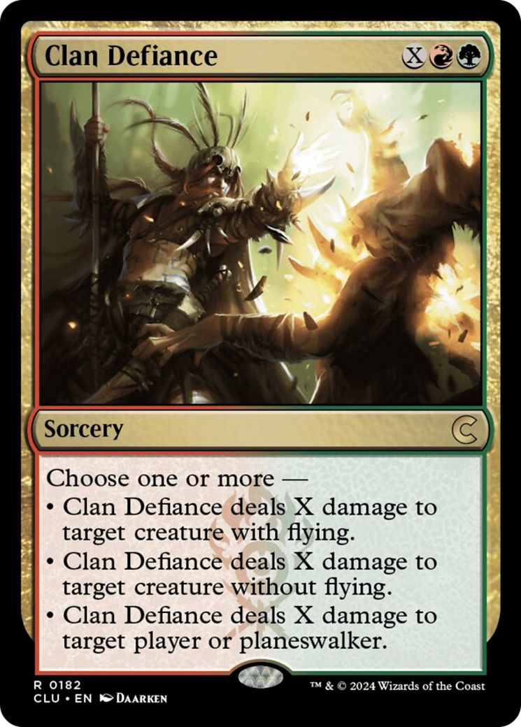 Clan Defiance [Ravnica: Clue Edition] | Game Master's Emporium (The New GME)
