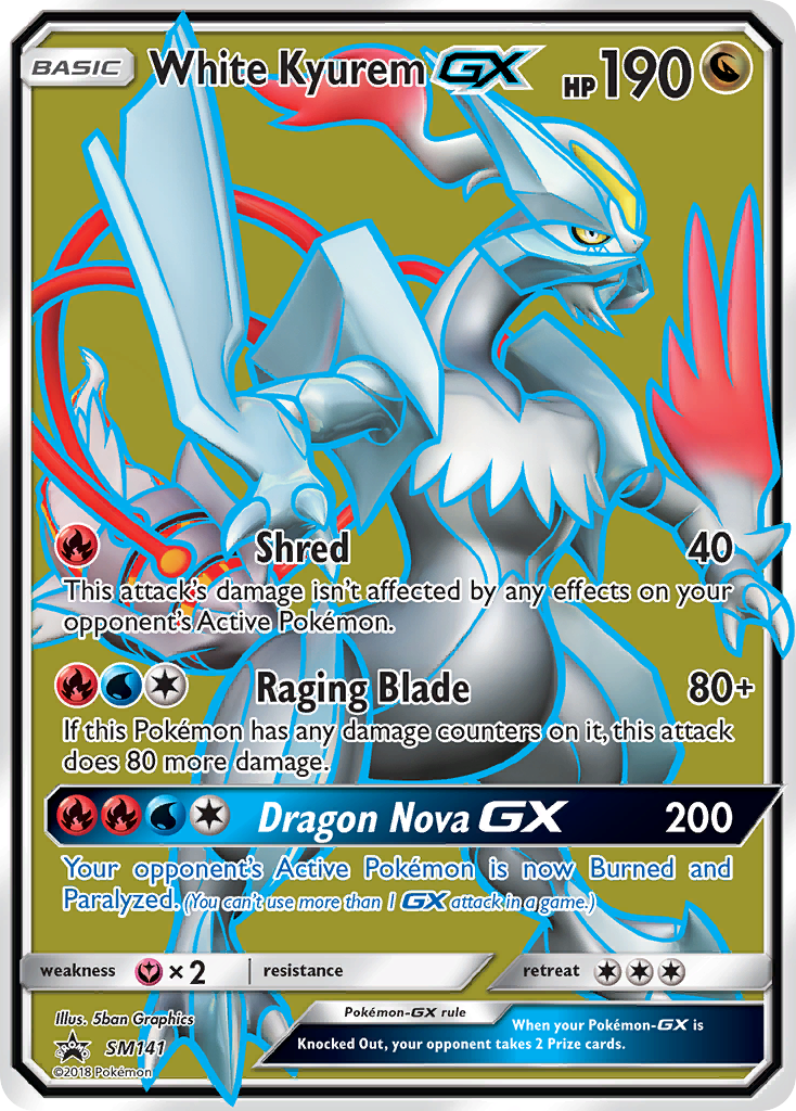 White Kyurem GX (SM141) [Sun & Moon: Black Star Promos] | Game Master's Emporium (The New GME)