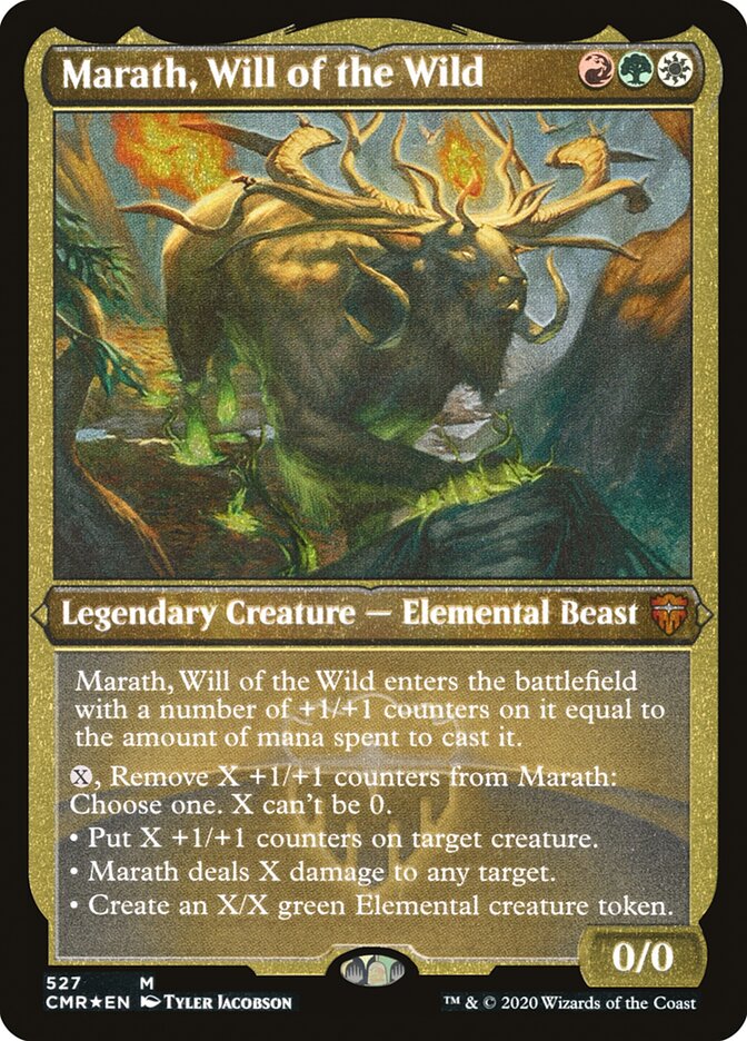 Marath, Will of the Wild (Etched) [Commander Legends] | Game Master's Emporium (The New GME)